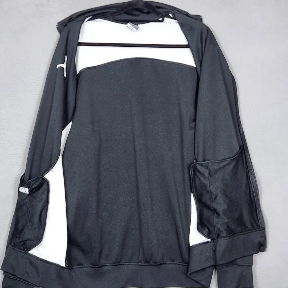 Jordan Dri-FIT Track Jacket Mens 2XL Black Full Zip Mesh Panels Nike 696736-010
